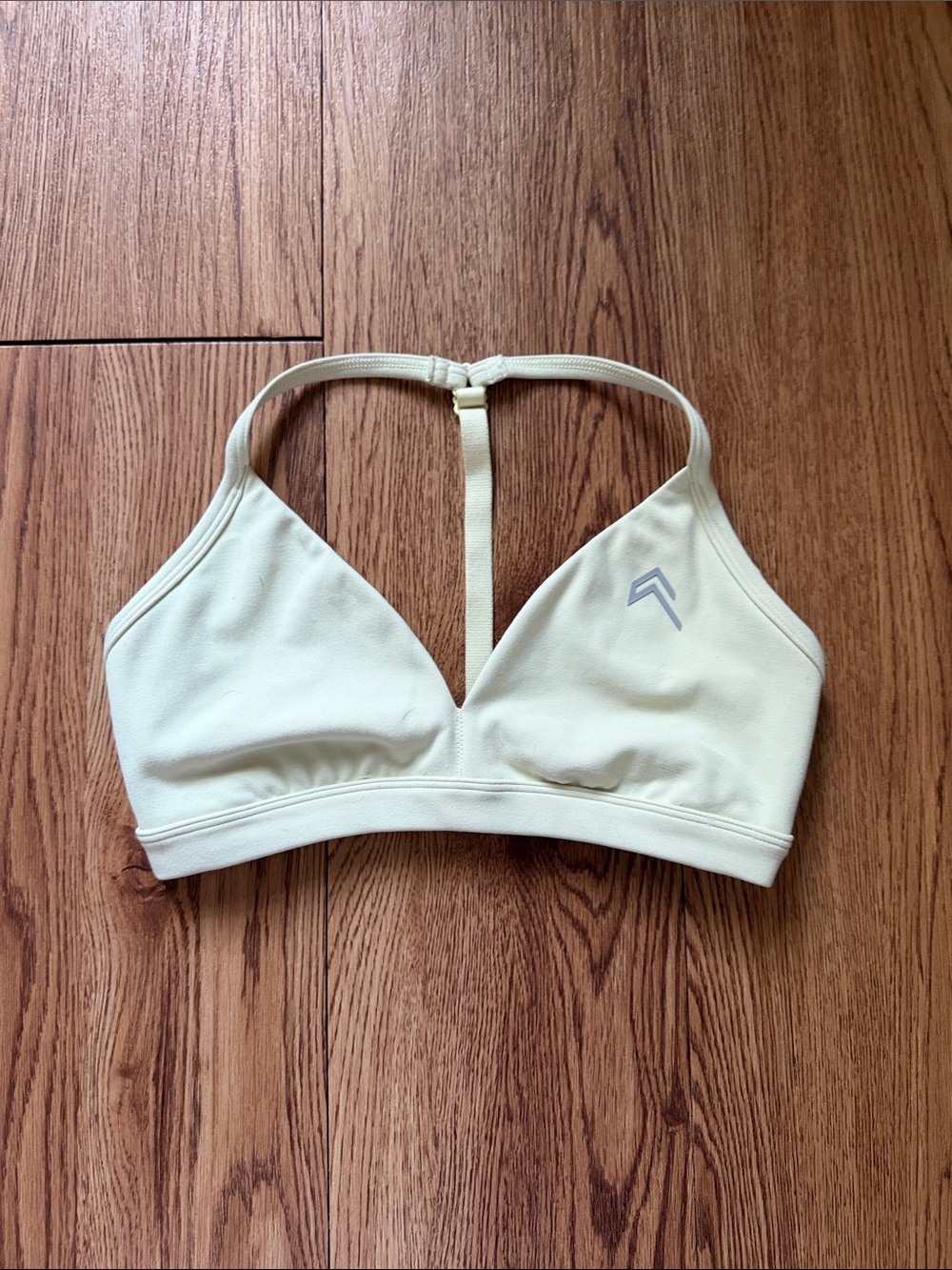 Oner Active Light Cream Racerback Sports Bralette